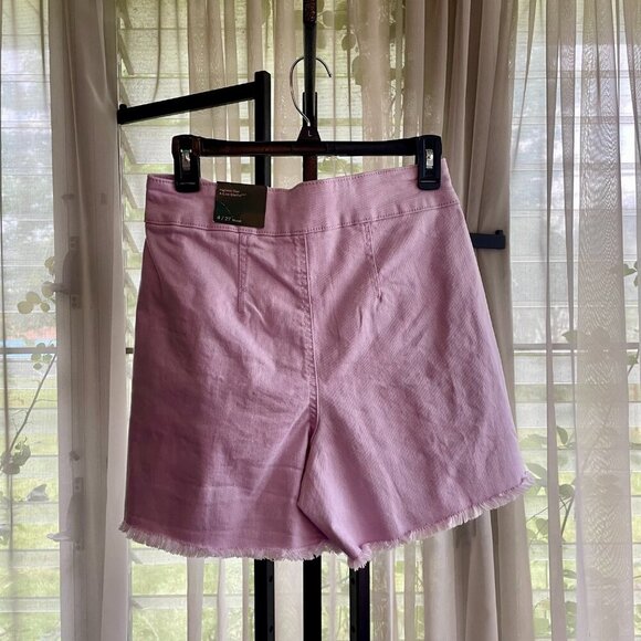 NWT Wild Fable Highest Rise A-Line Shorts Light Purple Lilac Size 4 / 27 Waist - Picture 2 of 4